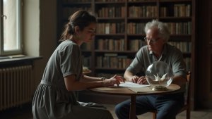 «Давайте положим его вместе. Может быть, и вправду сработает» — предложила Марина, почувствовав неожиданное доверие к незнакомцу