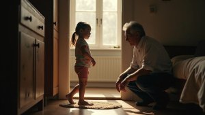 «Какой ещё дядя, Сонечка?» — с тревогой спросил Олег, не в силах противостоять гнетущей реальности вечернего разговора