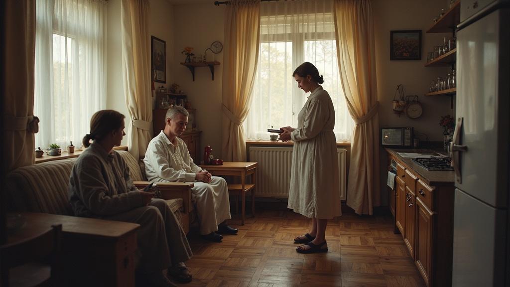 «Собирайте вещи, голубки» — холодно сказала Светлана Петровна, объявляя, что продаёт квартиру и выселяет их через неделю