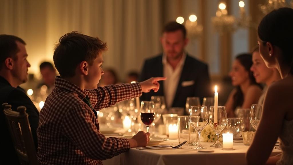 «Папа, а почему эта тётя называет тебя мужем?» — тонкий детский голосок пронзил зал и сорвал маску счастливой семьи