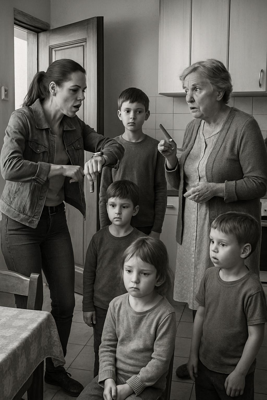 «Господи, если тебе будет так уж в тягость, можешь их просто сдать в детдом!» — в сердцах бросила Лора и выбежала за детьми