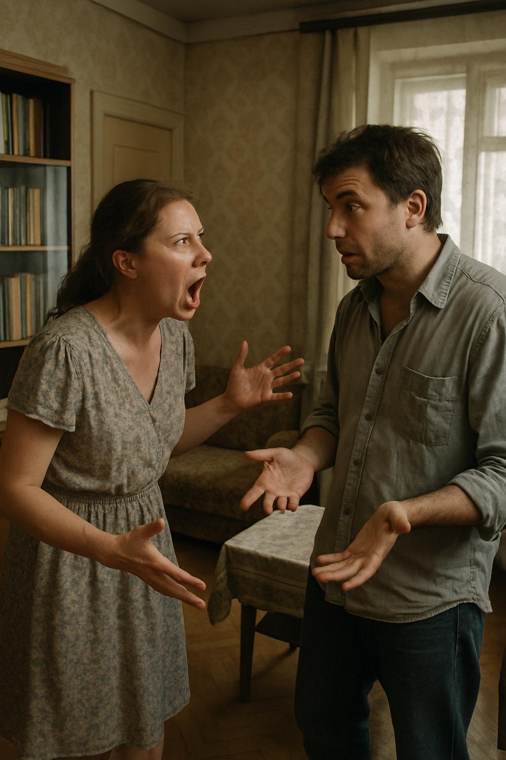 «Тебя соседка видела в субботу в городе! И ты был не один!» — кричала Анна Ефимовна, обвиняя мужа в измене