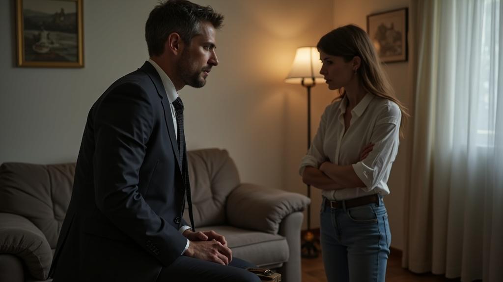 «Положи нож» — сказал он тихо, но твёрдо