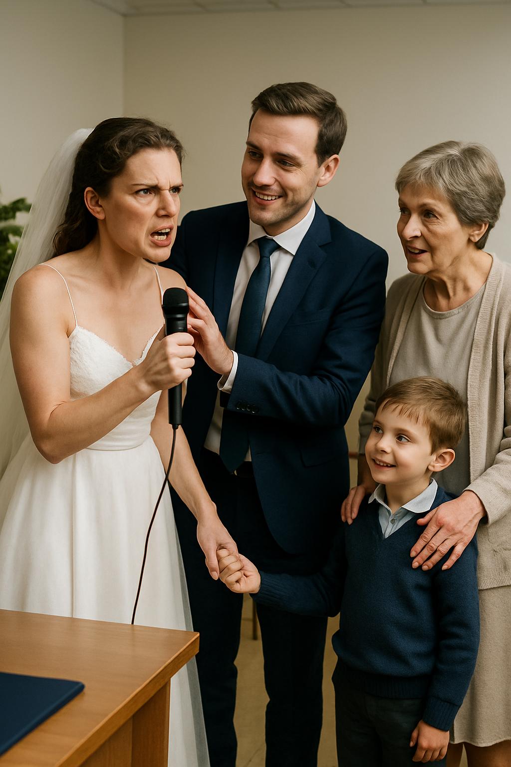 «Нет, за этого мужчину замуж я не выйду» — вырвав микрофон, во весь голос заявила невеста, сорвав церемонию