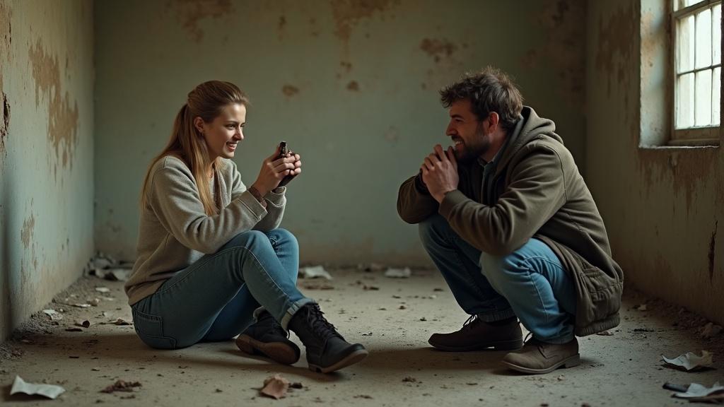 «А если ты решишься на меня напасть, я тебя самого тут закопаю!» — грозно предупредила связанная Даша