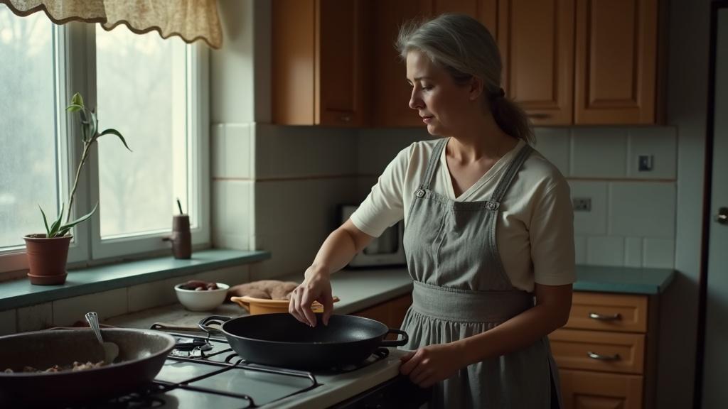 «Вы привыкли, что еда появляется» — спокойно сказала она и покинула кухню