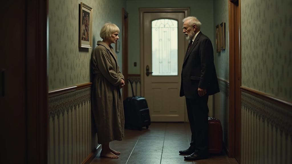 «В пятьдесят пять ты уже отработанный материал» — Галина стояла босиком на холодной плитке, сжимая край выцветшего халата