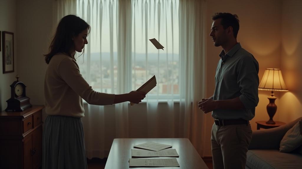 «Либо я сейчас же забираю своё наследство и ухожу, либо пусть твоя мама сама разбирается со своими долгами!» — голос Марины дрожал, она швырнула на стол документы из нотариальной конторы